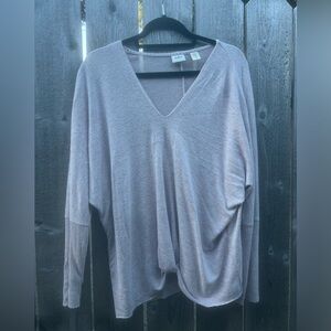 Women’s Light Pink Knitted Long Sleeve Top